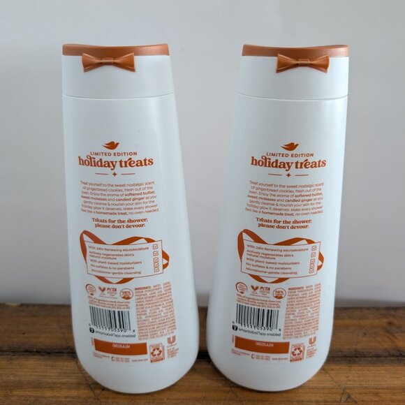 Lot of 2 Dove Gingerbread Delight Limited Edition Nourishing Body Wash - New! - Picture 3 of 5